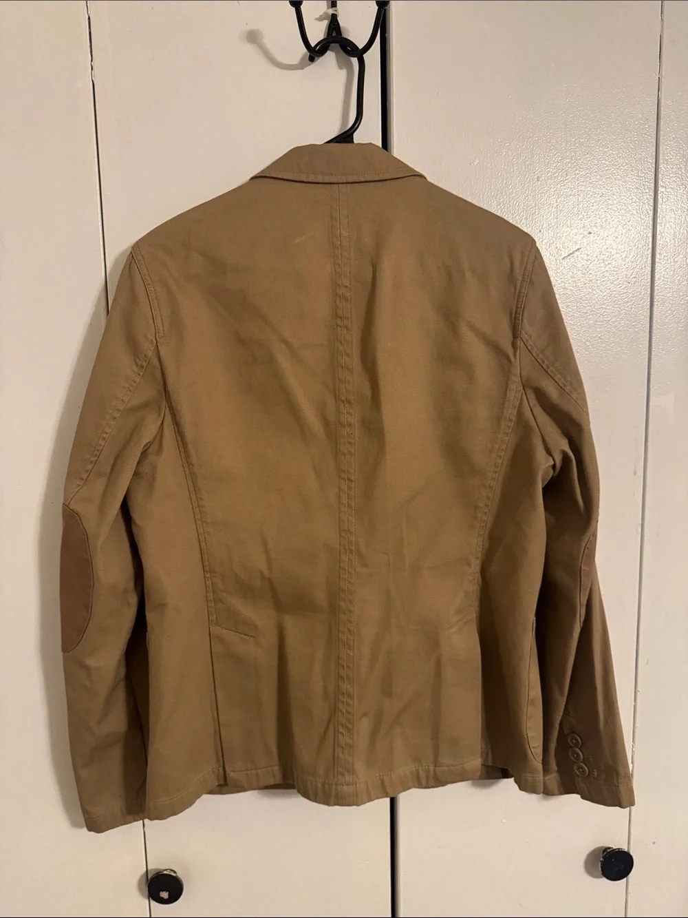 Boss tan Cotton Sport Blazer with Elbow Patches